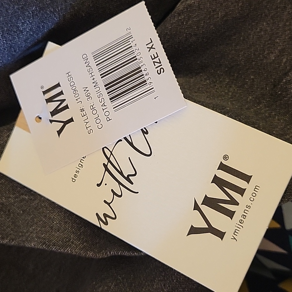 YMI With Love potassium+hsand gray denim jean shacket Cotton oversized XL NEW… - Picture 9 of 11